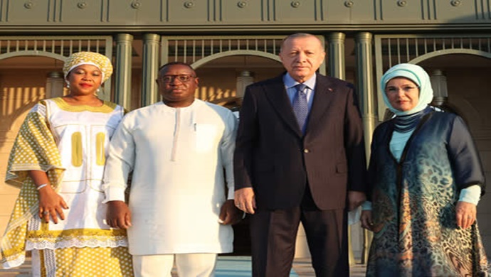 Cumhurbaşkanı Erdoğan, Sierra Leone Cumhurbaşkanı Bio ile görüştü