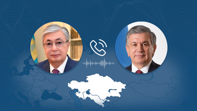 President Kassym-Jomart Tokayev had a telephone conversation with President Shavkat Mirziyoyev of Uzbekistan