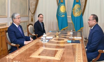 Глава государства принял вновь назначенного Постоянного представителя Казахстана при ООН Акана Рахметуллина
