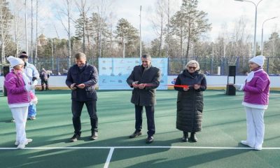 «Единая Россия» открыла «умную» спортплощадку в Красноярском крае
