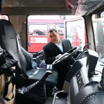 В Бишкеке состоялась массовая передача спецтехники — новых пожарных машин, пассажирских автобусов и карет скорой помощи