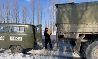 «Единая Россия» доставила 2,5 тонны гуманитарной помощи в прифронтовые посёлки Харьковской области