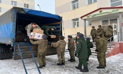 «Единая Россия» привезла более тысячи подарков в военную часть Тоцкого в Оренбургской области