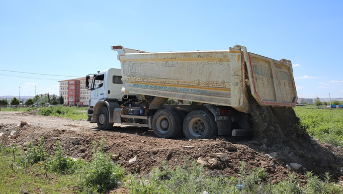 HALİLİYE’DE ÜST YAPI ÇALIŞMALARI HIZLA DEVAM EDİYOR