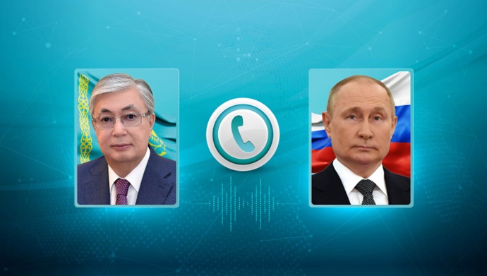 Kassym-Jomart Tokayev, Rusya Devlet Başkanı Vladimir Putin ile telefon görüşmesi yaptı